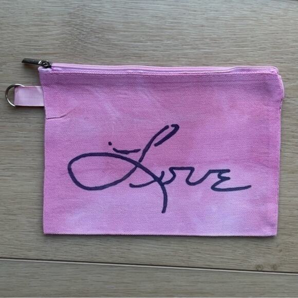Makeup Bag Love Tie-Dye Toiletry Pouch Handcrafted - Picture 8 of 9